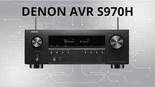 Denon AVR S970h  o melhor intermediário da Denon [upl. by Greer]