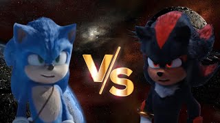 Sonic Movie Vs Shadow Project Shadow [upl. by Osnofledi]