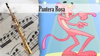 Partitura Pantera Rosa Saxofón Soprano [upl. by Areek213]