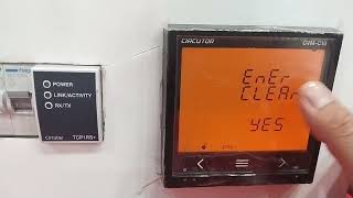 CIRCUTOR CVMC10  Energy amp Register Clear Setting [upl. by Nathanil432]