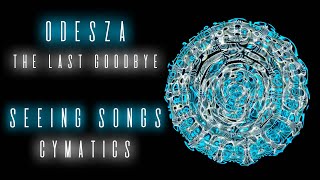 The Last Goodbye  ODESZA  VISUALIZED With Cymatics 🌀 Seeing Songs [upl. by Bass]