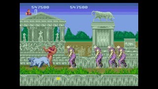 SEGA GenesisMD  Altered Beast with Voice Samples from the Arcade version HACK [upl. by Yor]