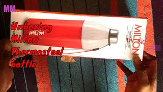 Unboxing Milton Thermosteel Bottle [upl. by Carman]