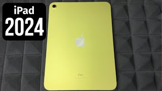 New iPad 2024  109”  Yellow 10th Generation  64gb  Unboxing [upl. by Yetah466]