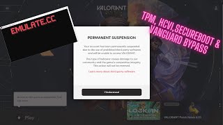 TPM HVCI SecureBoot  Vanguard Bypass  UD   Ft Emulatecc [upl. by Alyhc]