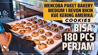 Produksi Cookies  Kue Kering Amerika Pakai 1 Set Paket Bakery Medium 1 Dari Revon [upl. by Etnelav]