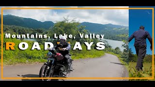 Roadways  Mountains  Lake  Valley  Biking  Royal Enfield  Dji Action4 Camera [upl. by Sitto670]