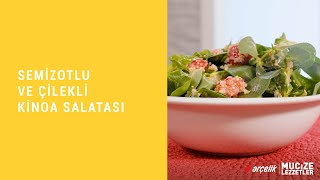 Semizotlu ve Çilekli Kinoa Salatası Tarifi [upl. by Ytinirt]