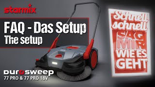 FAQ  Kehrmaschine Durosweep  Teil 1 Das Setup  starmix [upl. by Fong585]