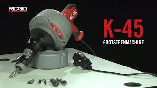 RIDGID Gootsteenmachine K45 [upl. by Yorke290]