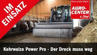 Kehrmaschine Power Pro am Schlepper im Einsatz  Fliegl [upl. by Ttesil266]