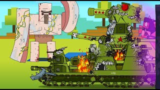 This Iron Monster saved the KV44  Cartoons about tanks [upl. by Camroc]