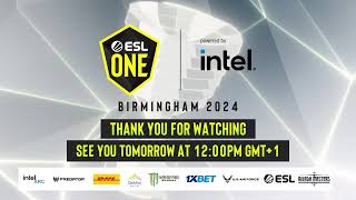 ESL One Birmingham 2024  Day 2 Stream C  Full Show [upl. by Pillihp]