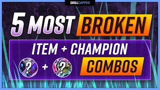 The 5 MOST BROKEN CHAMPION and ITEM Combos for Preseason  Jungle Guide [upl. by Armat325]