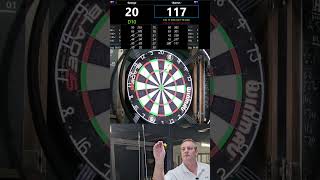 cheeky 117 peg out 3dart lovethedarts darts [upl. by Golter59]