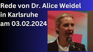 In Bretten in der nähe von Karlsruhe redet Dr Alice Weidel AfD [upl. by Oaht]