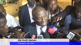 Me Dodji Apévon  « Ce que nous avons pu obtenir aujourd’hui c’est la recomposition de la CENI » [upl. by Nosirb677]