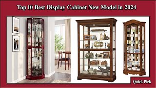 ✅ Top 10 Best Display Cabinet New Model in 2024 [upl. by Queridas]