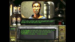 Fallout 2 – Trolling First Citizen Lynette Round 2 by bringing Lenny the ghoul into her office [upl. by Leuqim]