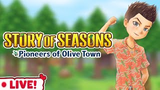 Playing Story of Seasons Pioneers of Olive Town 🌱 [upl. by Sherrard]