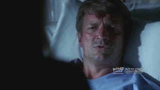 Castle 7x01 quotDrivenquot Beckett Confronts Castle Hospital Scene Amnesia [upl. by Seebeck]