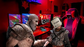 God Of War  RTX 4060 Ti 8GB  Gaming Test [upl. by Jaquiss]