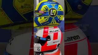 LANDO NORRIS FORMULA 1 HELMETS  MCLAREN [upl. by Sollie]