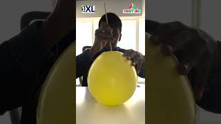 🎈Balloon Stick Experiment 😂 shorts trending youtubeshorts [upl. by Tichonn]