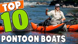 Best Pontoon Boat In 2024  Top 10 New Pontoon Boats Review [upl. by Gerstner]