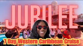 CARNIVAL JUBILEE Things to Do On A 7 Day Western Caribbean Cruise FULL REVIEW [upl. by Curren]