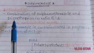 Cotrimoxazole  pharmacologychemotherapyDecode pharmacy [upl. by Alisa487]