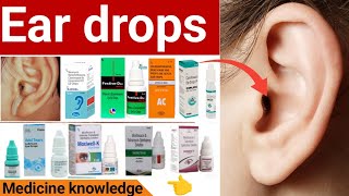 Ear Drops  Medicine  Treatment  Ear pain  Ear infection  कान में उसे होने वाली ड्रॉप [upl. by Harmony]