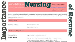 How much important to shown skills for Nursing  100 best practice for job application [upl. by Phaih851]