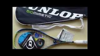 Dunlop Biomimetic Evolution 130 Squash Racket Review [upl. by Berta]