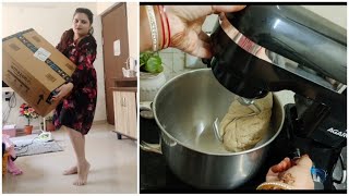 अब बनेगी मुझसे Soft amp Perfect RotiGet a mess free kitchen with the AGARO Stand Mixer Review amp Demo [upl. by Imef]