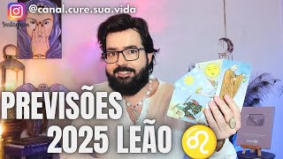 LEÃO ♌ PREVISÕES 2025 LEITURA COMPLETA MANDALA ASTROLÓGICA 2025 [upl. by Saixela]