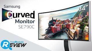 รีวิวจอ Samsung Curved Monitor 34 นิ้ว จอโค้งสุด สะดุดทุกสายตา [upl. by Britta]