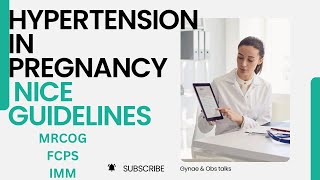 HYPERTENSION IN PREGNANCY  NICE GUIDELINES FCPS  MRCOG  IMM [upl. by Hephzipa]