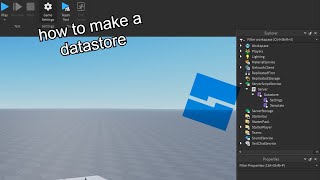 How to make a Modular DATASTORE in Roblox Studio [upl. by Anaimad]