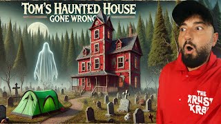 TERRIFYING CAMPING AT TOMS HAUNTED HOUSE GONE WRONG [upl. by Ecirpak]