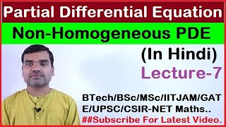 Partial Differential Equation  Solution of NonHomogeneous Linear PDE Hindi [upl. by Annaoy]