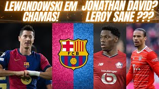 BARCELONA E UM LEWANDOWSKI EM CHAMAS JONATHAN DAVID LEROY SANE [upl. by Toor282]