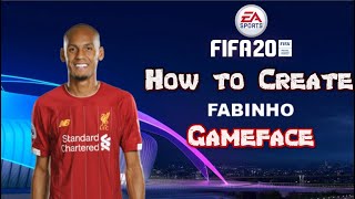 FIFA 20  How to Create Fabinho  Gameface [upl. by Arlynne]