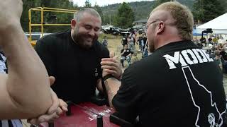 Georgi Tsvetkov Vs Nick Mode 2024 Rathdrum Armwrestling Tournament [upl. by Cutcliffe103]