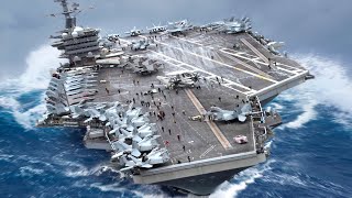 Worlds Largest Aircraft Carrier ROCKED By Deadly Storm Then This Happened [upl. by Oznohpla]