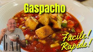 Gaspacho Une recette facile et rapide [upl. by Selec]