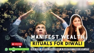 MANIFEST WEALTH Rituals for Diwali diwali money [upl. by Kanter]