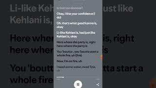 Kehlani lyrics [upl. by Vance]