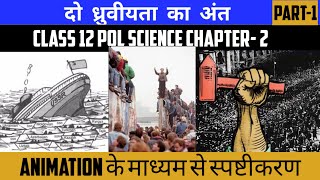 दो ध्रुवीयता का अंत  The End Of Bipolarity  Class 12 Pol Science Chapter2  202223  Animation [upl. by Eintroc]