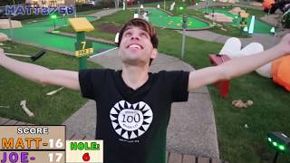 Once In a Lifetime Hole in One at Halloween Mini Golf  Lets Play for Real [upl. by Aldous]